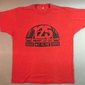 VINTAGE MT.OLIVE 125th ANNIVERSARY TSHIRT 1990